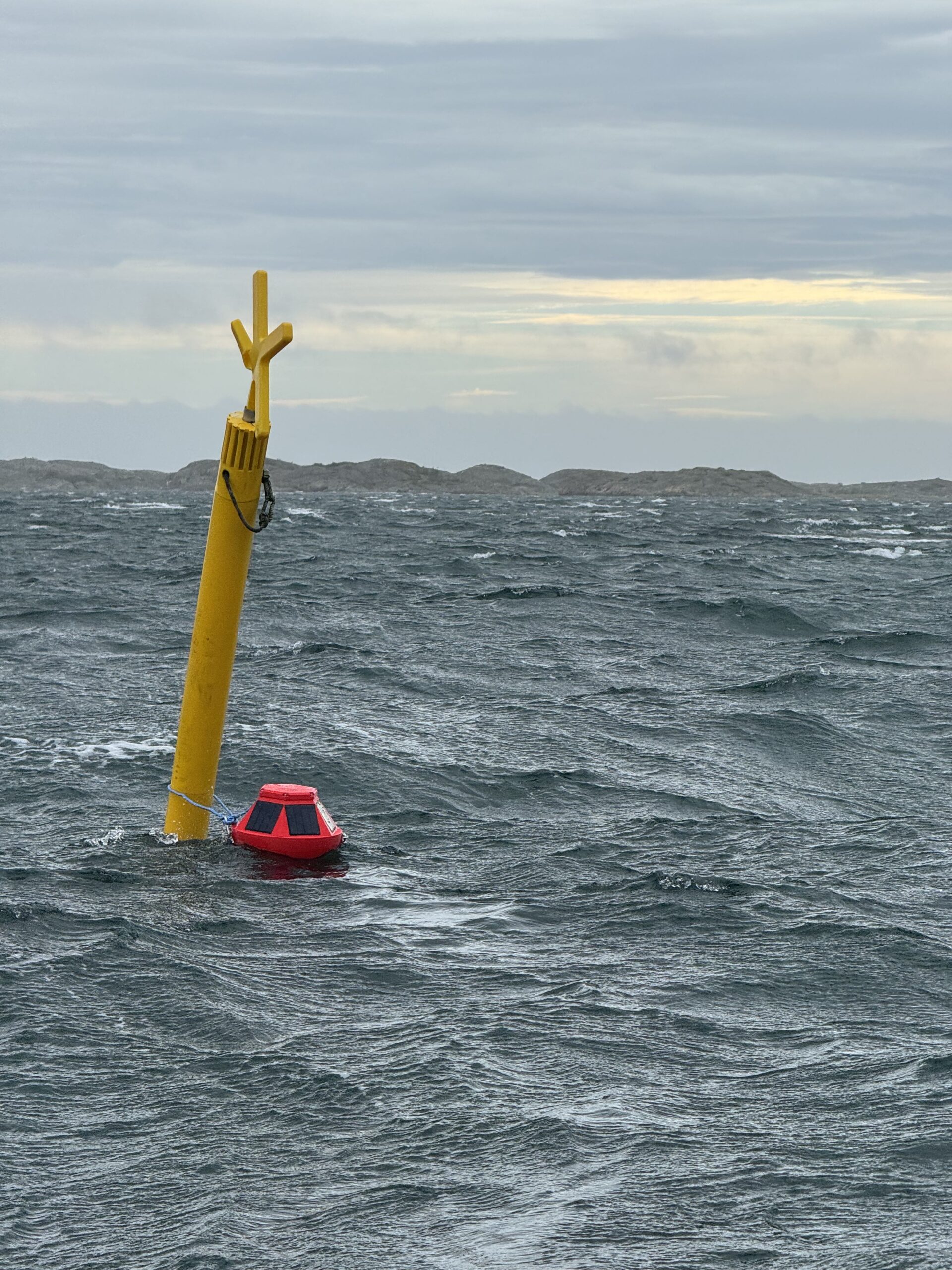 Buoy deployment off Tjärnö, Sweden